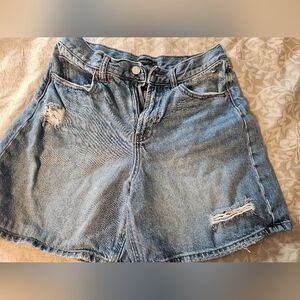Blue Denim Women's Shorts